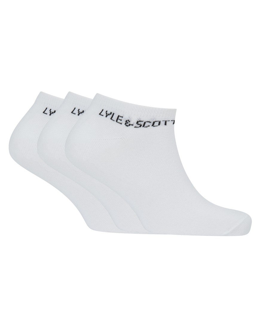 Lyle & Scott Beardsen Socks BR White