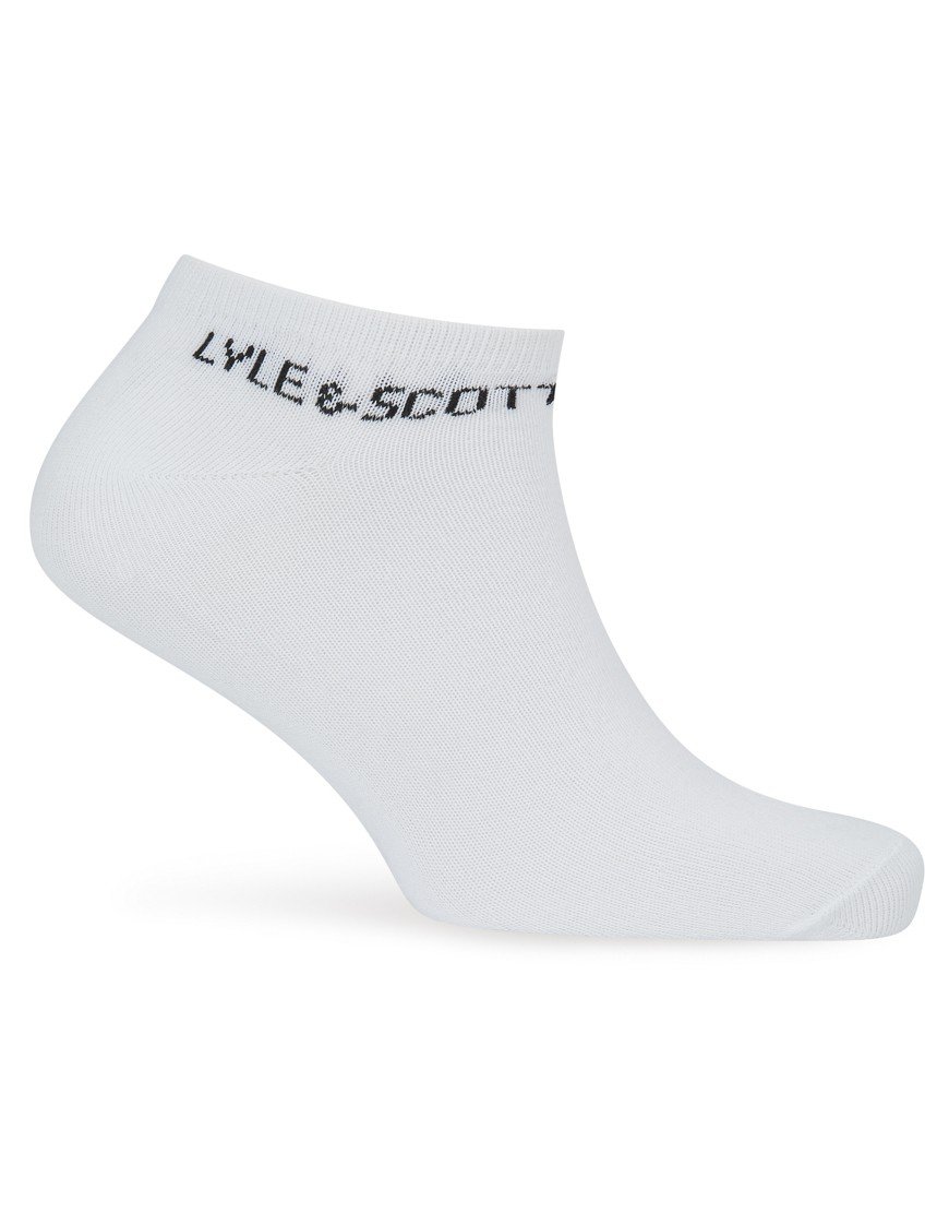 Lyle & Scott Beardsen Socks BR White