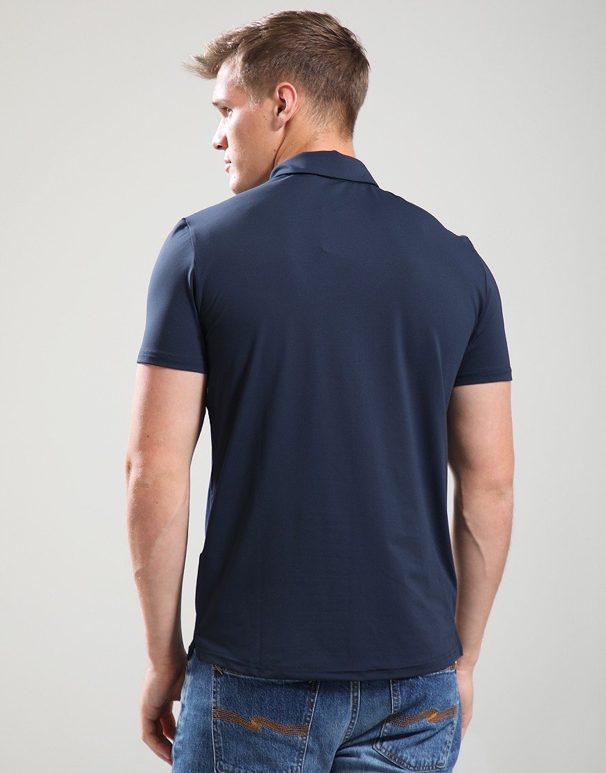 Lyle & Scott Contrast Placket Polo Shirt Navy/Albatross 