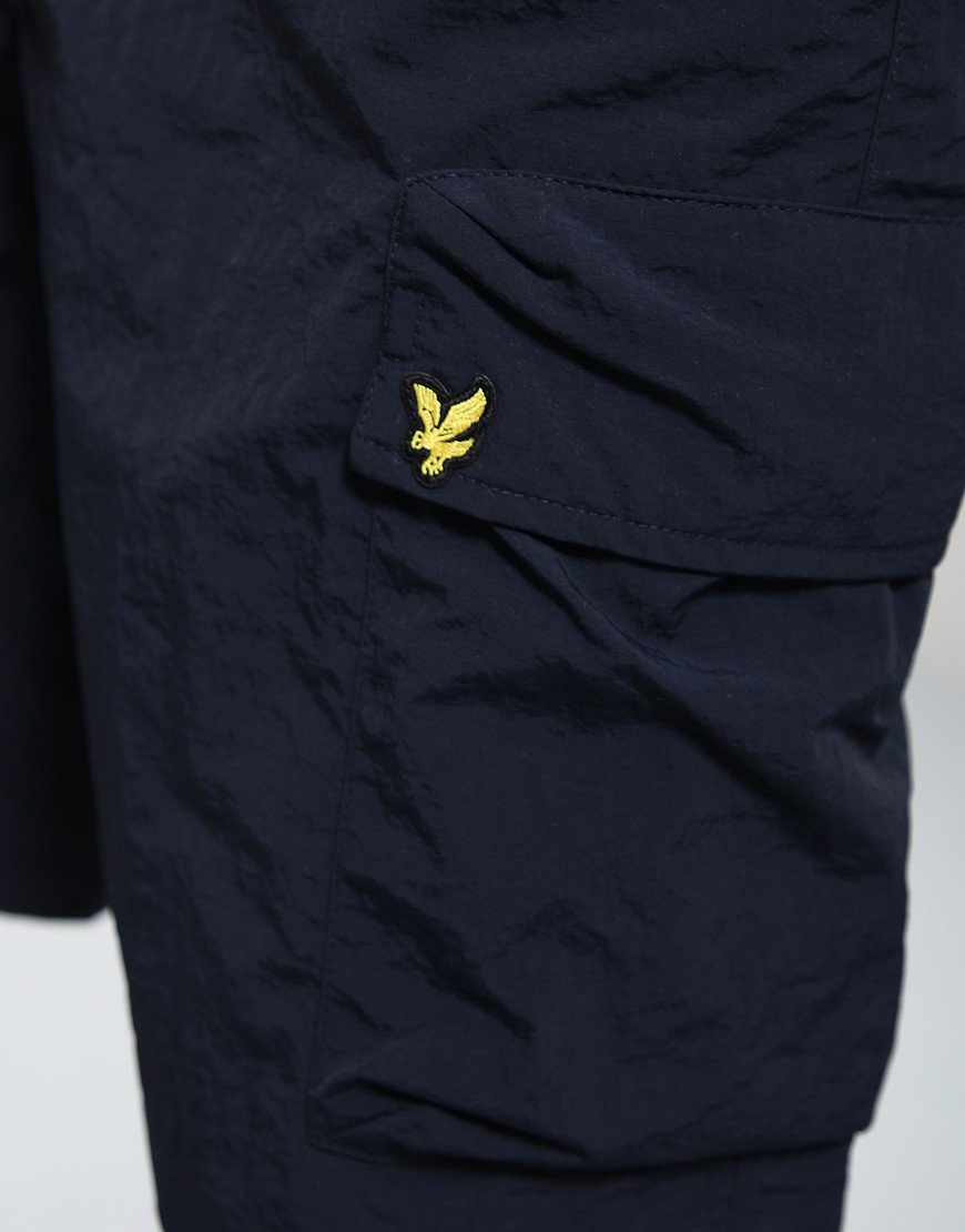 Lyle & Scott Cotton Nylon Shorts Dark Navy