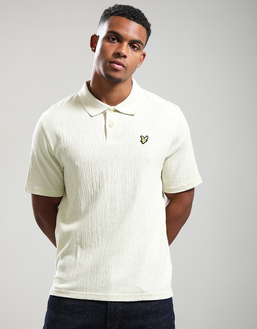 Lyle & Scott Crepe Polo Shirt Luna