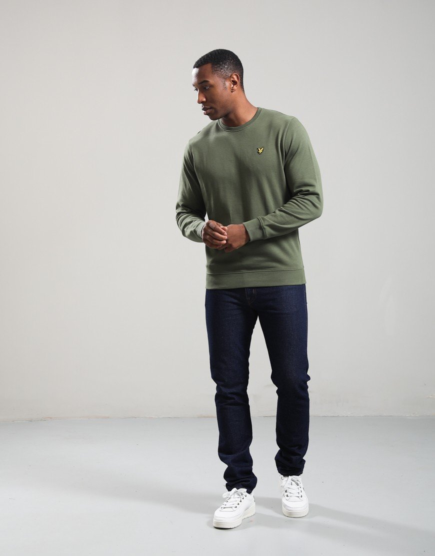 Lyle & Scott Crew Neck Sweatshirt Journey Olive