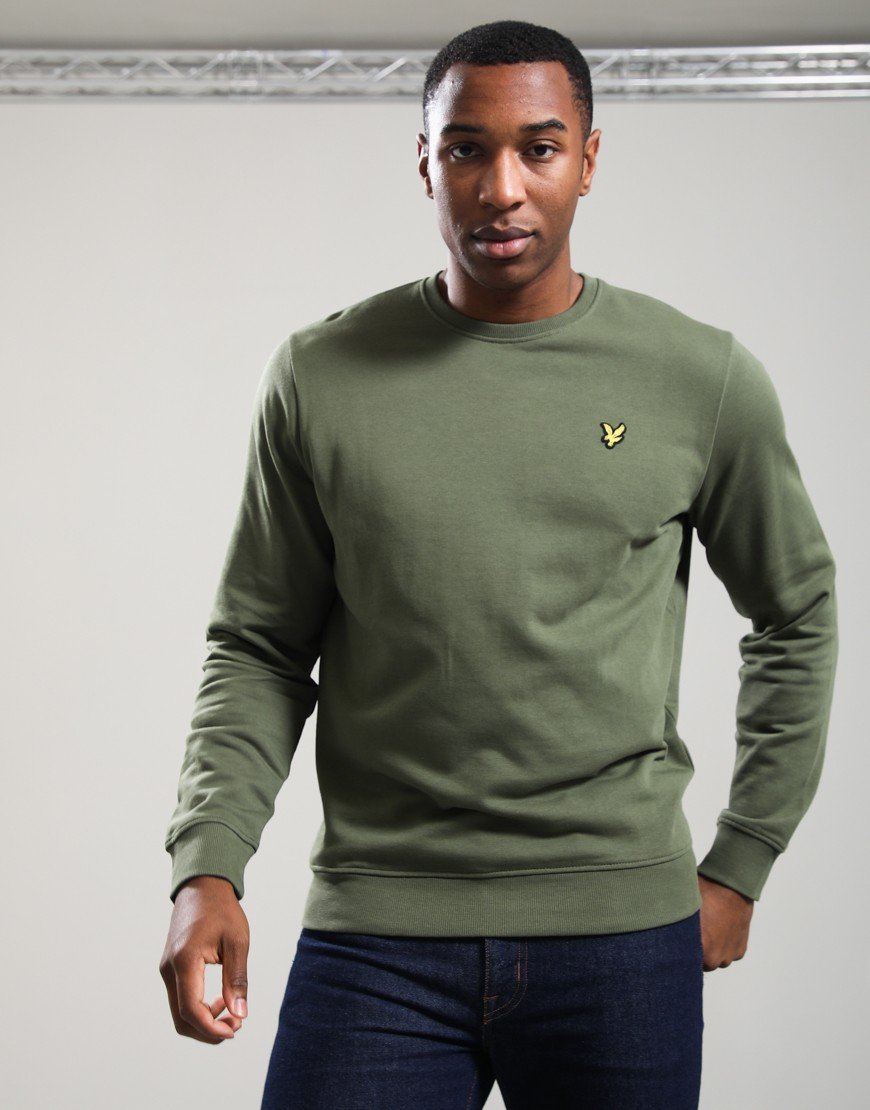 Lyle & Scott Crew Neck Sweatshirt Journey Olive