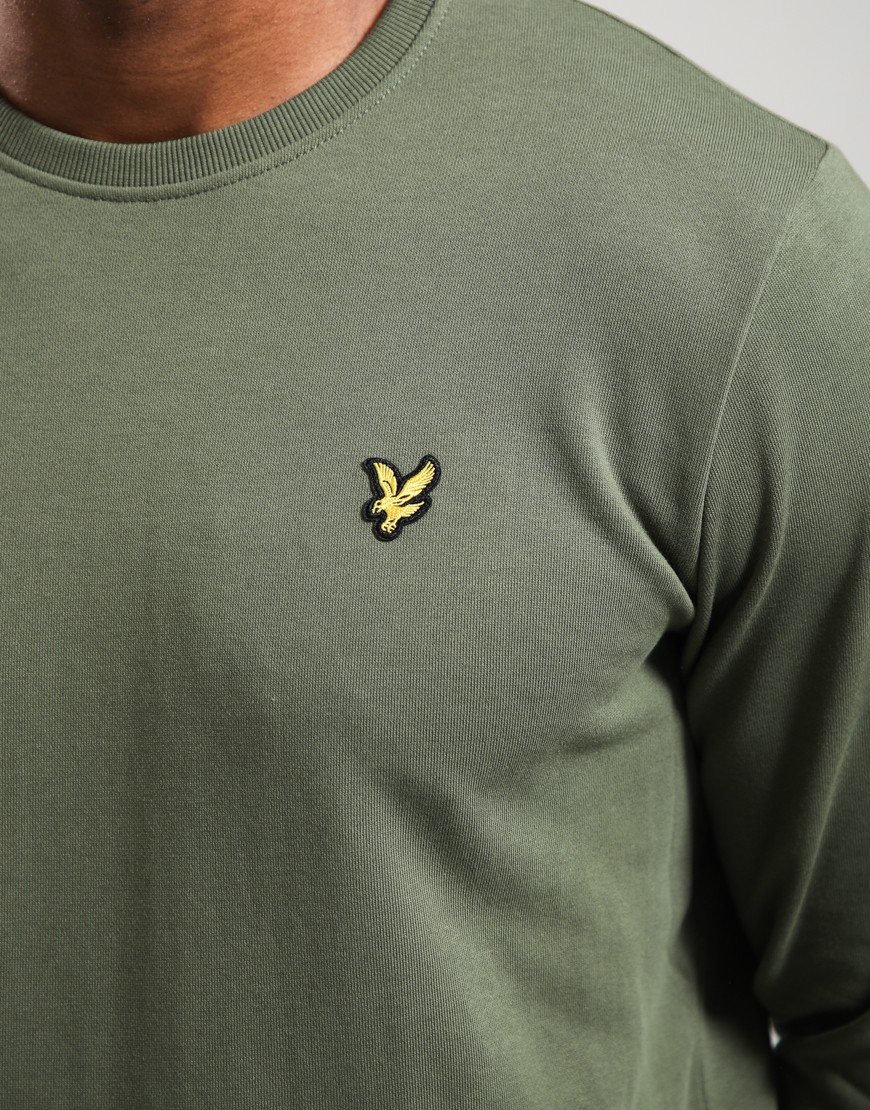 Lyle & Scott Crew Neck Sweatshirt Journey Olive