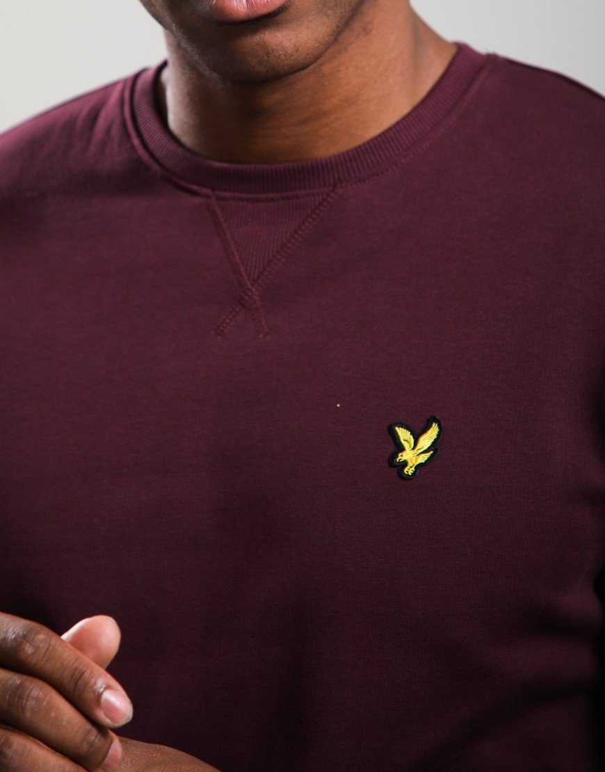 Lyle & Scott Crew Sweat Burgundy