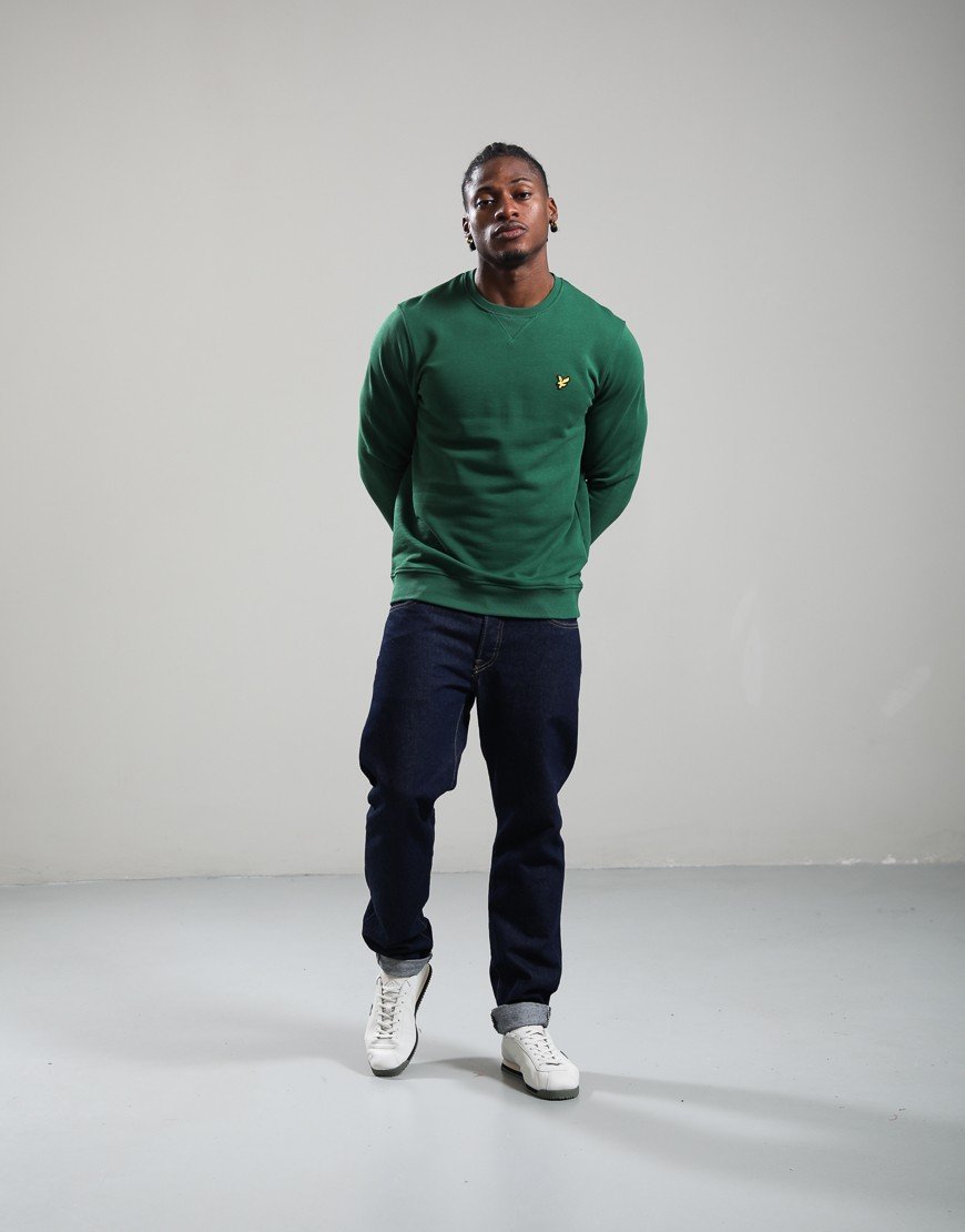 Lyle & Scott Crew Sweat Clover Green