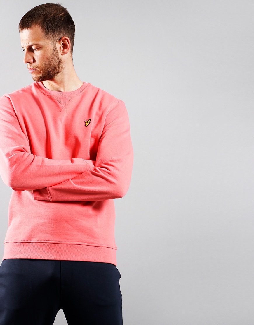 Lyle \u0026 Scott Crew Neck Sweat Punch Pink 