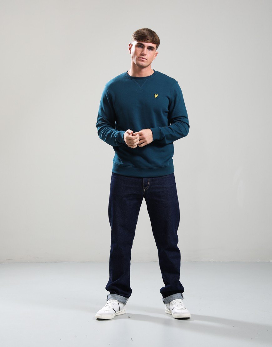 Lyle & Scott Crew Sweat Rich Teal