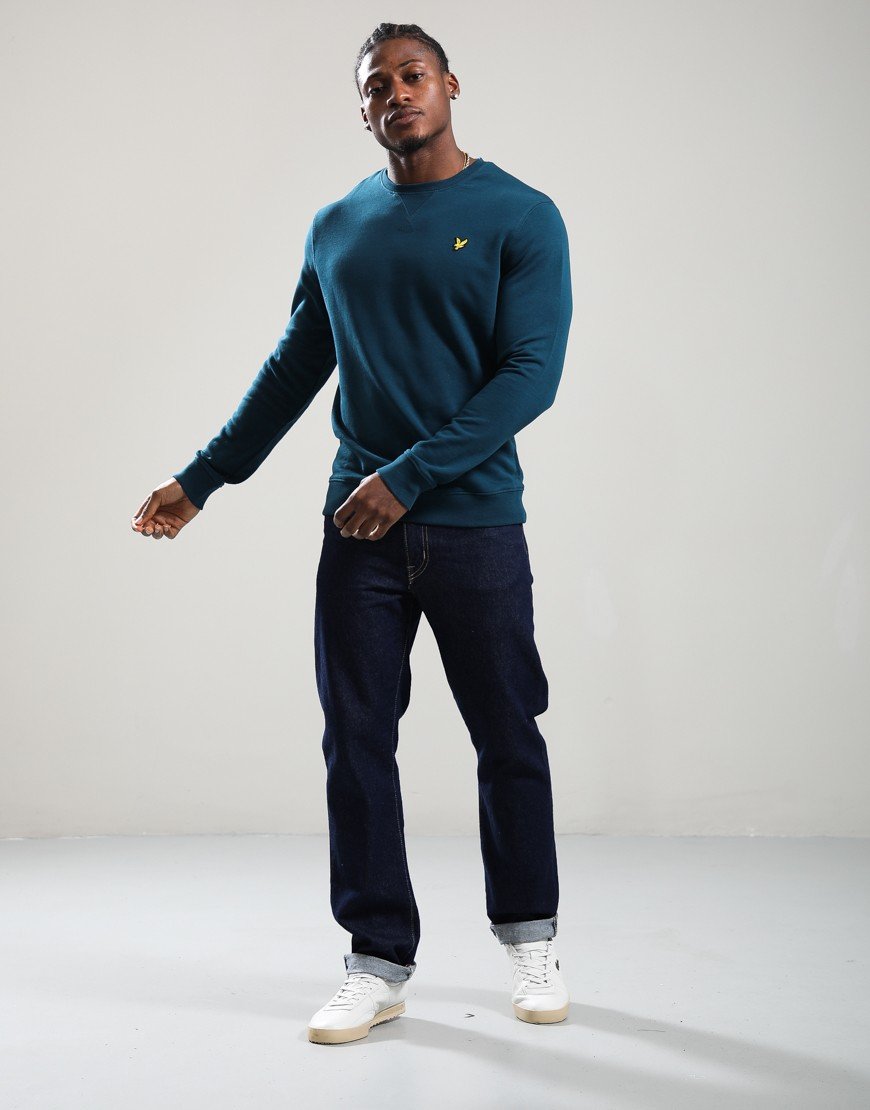 Lyle & Scott Crew Sweat Rich Teal Lyle & Scott Crew Sweat Rich Teal