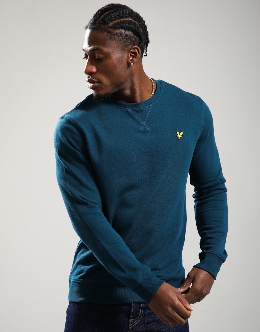 Lyle & Scott Crew Sweat Rich Teal Lyle & Scott Crew Sweat Rich Teal