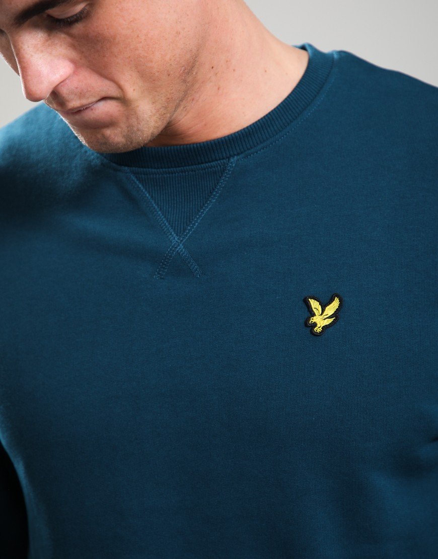 Lyle & Scott Crew Sweat Rich Teal