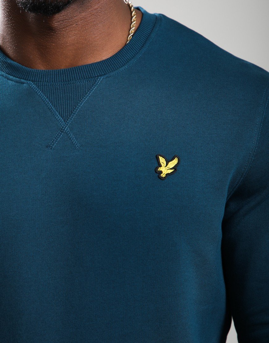 Lyle & Scott Crew Sweat Rich Teal Lyle & Scott Crew Sweat Rich Teal