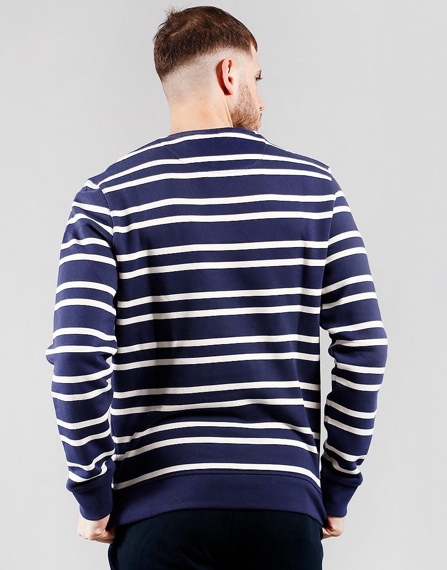 Lyle \u0026 Scott Double Stripe Sweat Navy 
