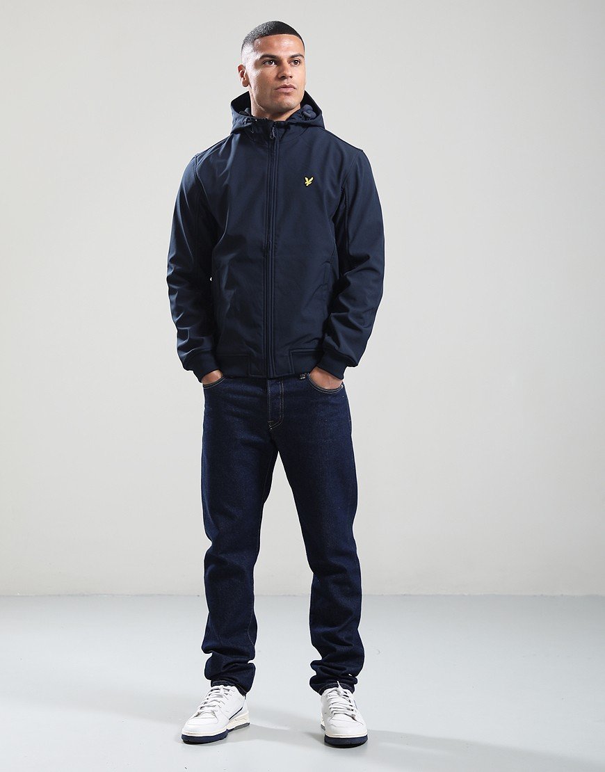 Lyle & Scott Fleeceback Softshell Jacket Dark Navy