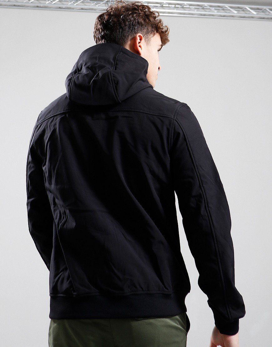 Lyle & Scott Fleeceback Softshell Jacket Jet Black