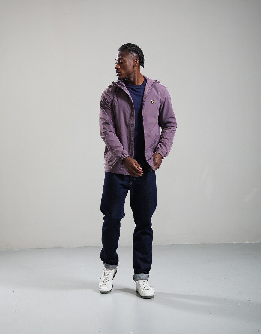 Lyle & Scott Hooded Jacket Haze Purple