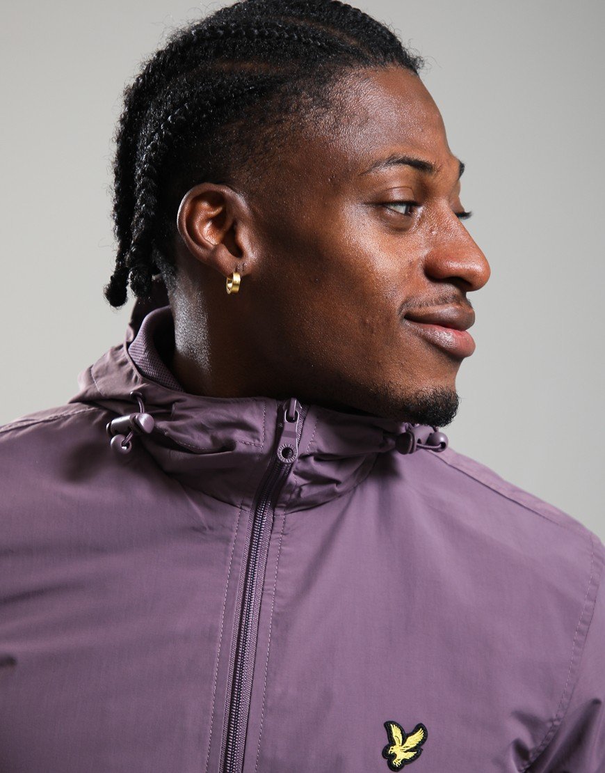 Lyle & Scott Hooded Jacket Haze Purple