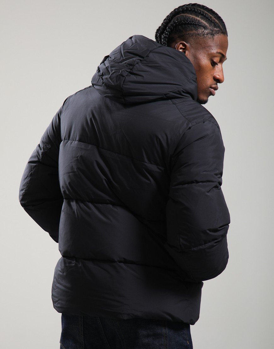 Lyle & Scott Hooded Puffer Jacket Jet Black