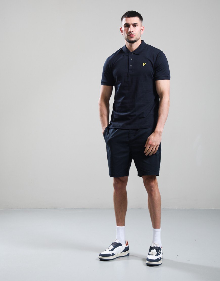 Lyle & Scott Jersey Polo Shirt Dark Navy