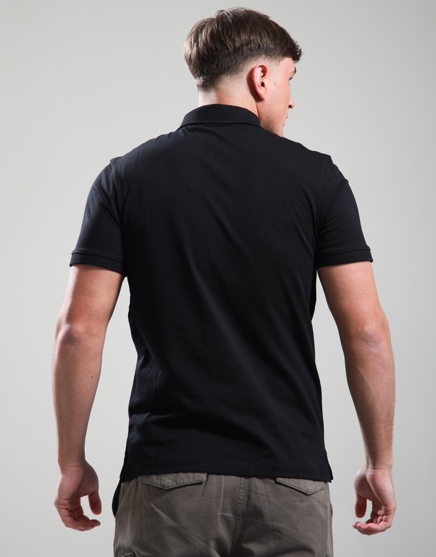 Lyle & Scott Jersey Polo Shirt Jet Black