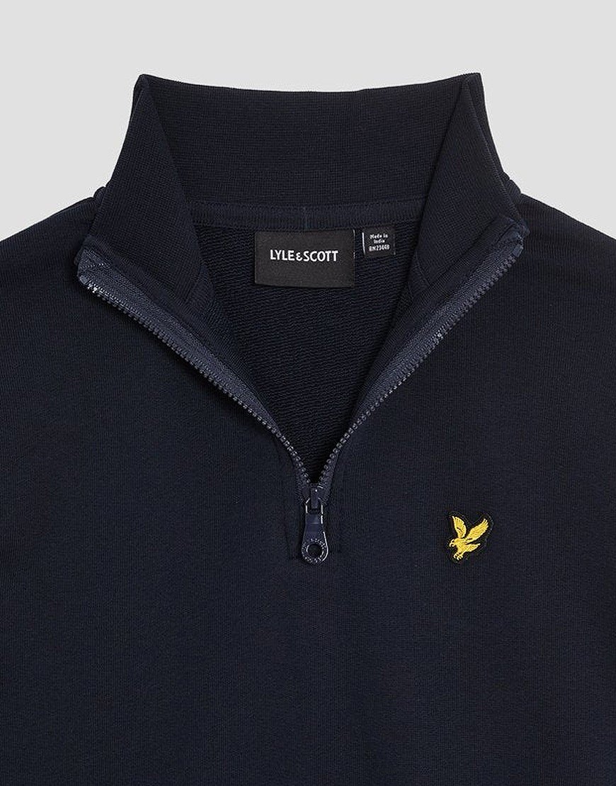 Lyle & Scott Junior 1/4 Zip Pullover Sweat Navy