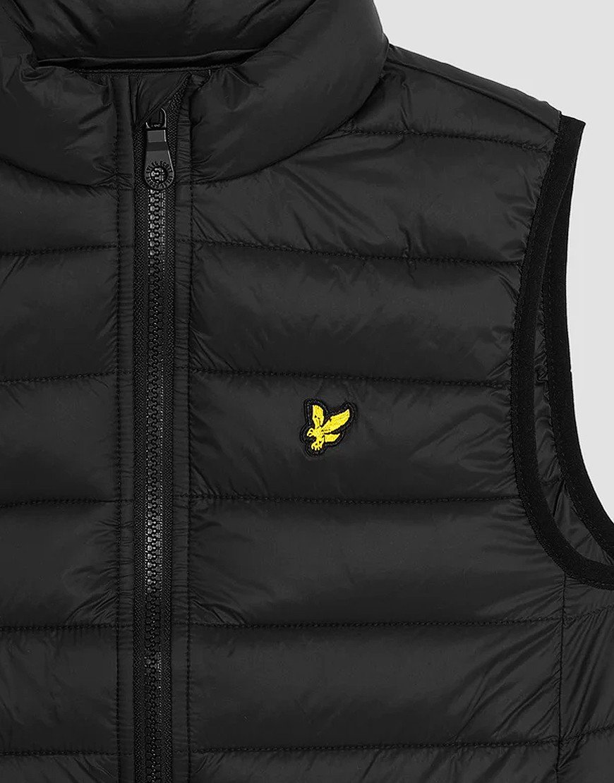 Lyle & Scott Junior Light Weight Padded Gilet Jet Black