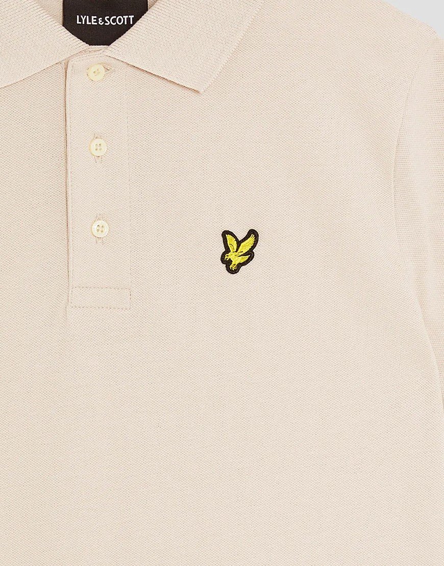 Lyle & Scott Junior Plain Polo Shirt Putty