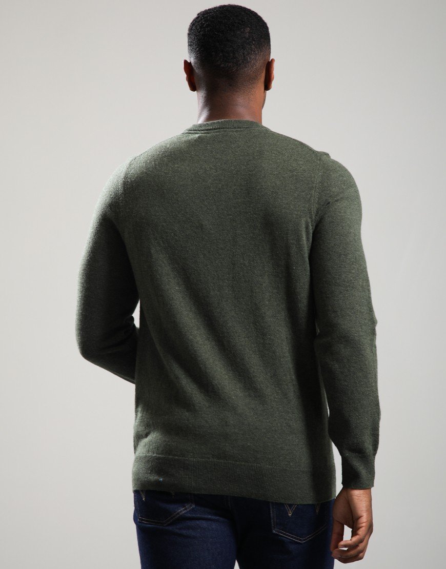 Lyle & Scott Lambswool Crew Deep Depths Marl