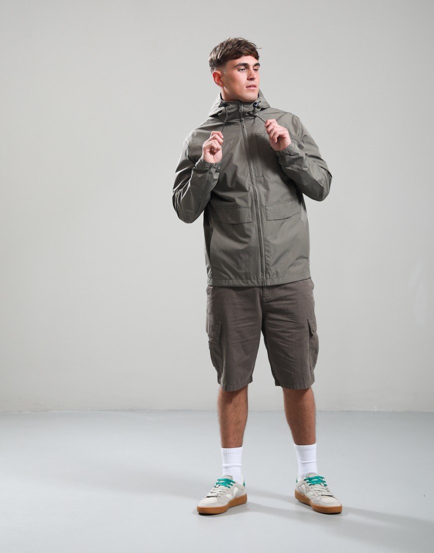 Lyle & Scott Lightweight Hooded Jacket Khaki Ash