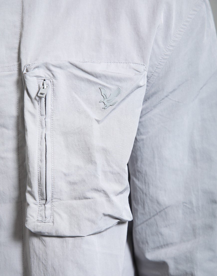 Lyle & Scott Lightweight Ripstop Overshirt Cold Grey