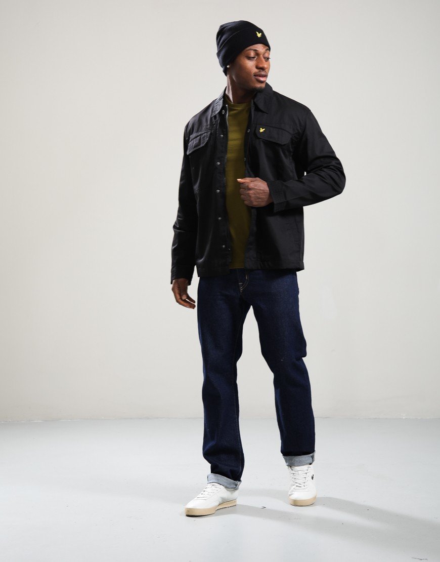 Lyle & Scott Merino Beanie Jet Black Lyle & Scott Merino Beanie Jet Black