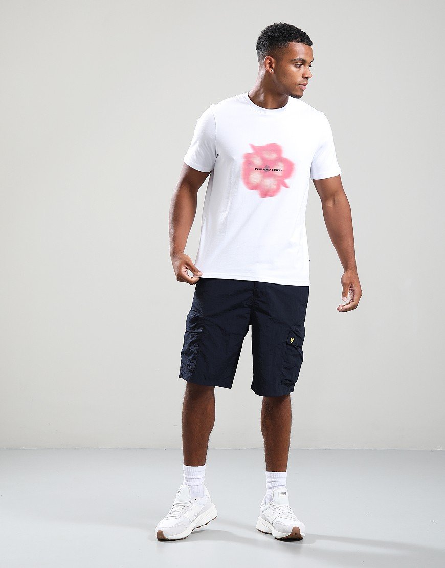 Lyle & Scott Motion Floral T-Shirt White