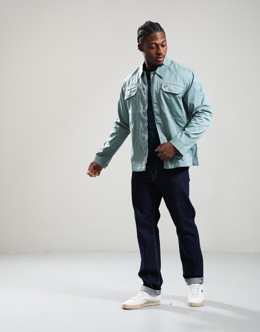 Lyle & Scott Multi Pocket Overshirt Cold Mint Lyle & Scott Multi Pocket Overshirt Cold Mint