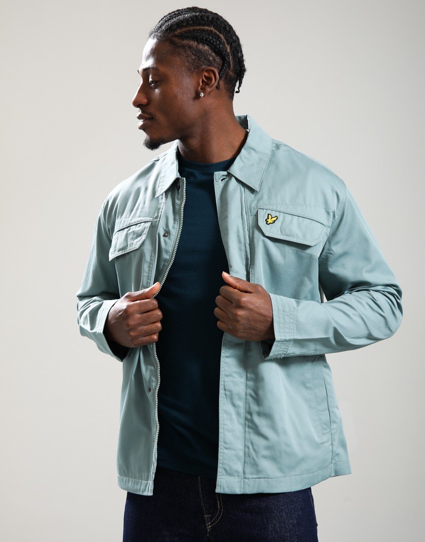 Lyle & Scott Multi Pocket Overshirt Cold Mint Lyle & Scott Multi Pocket Overshirt Cold Mint