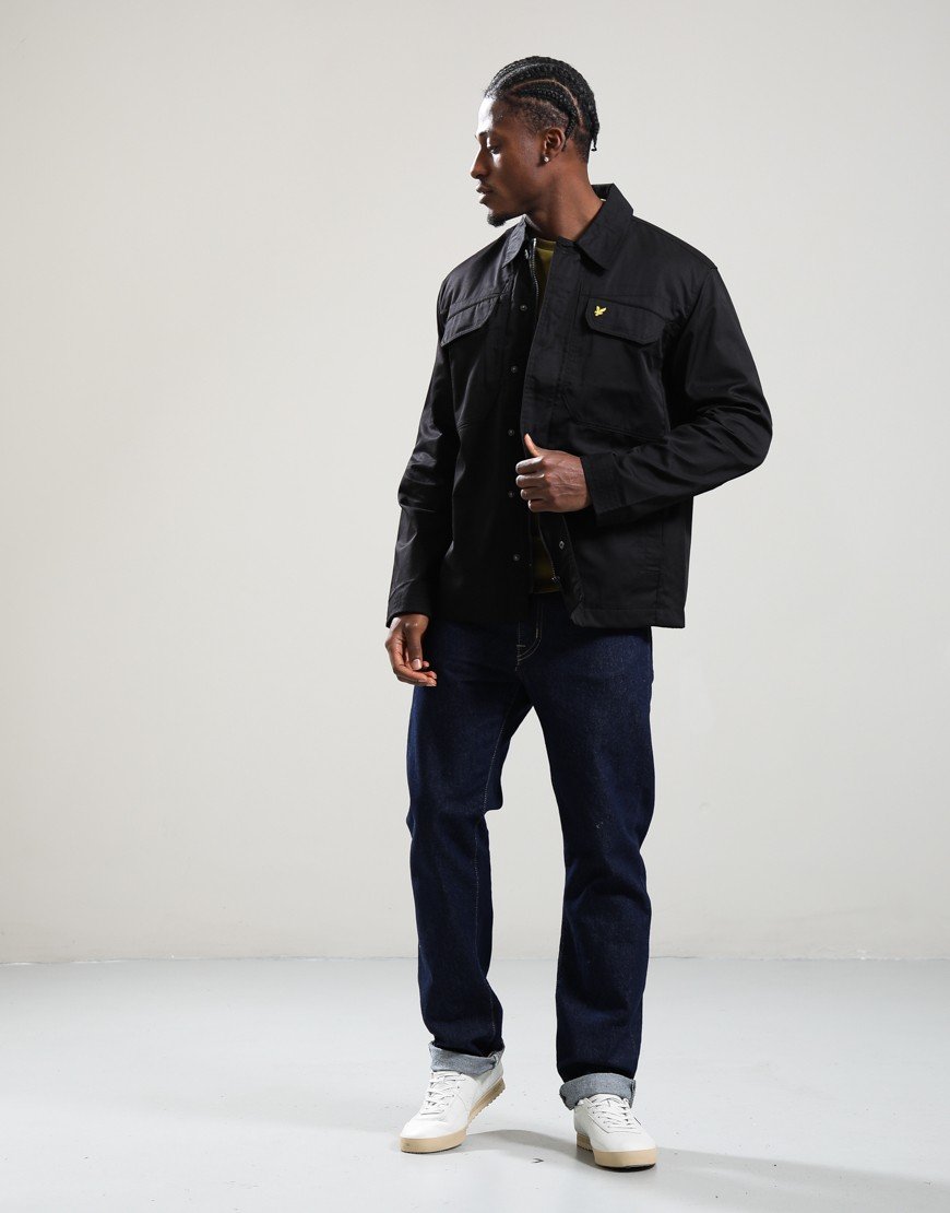 Lyle & Scott Multi Pocket Overshirt Jet Black Lyle & Scott Multi Pocket Overshirt Jet Black