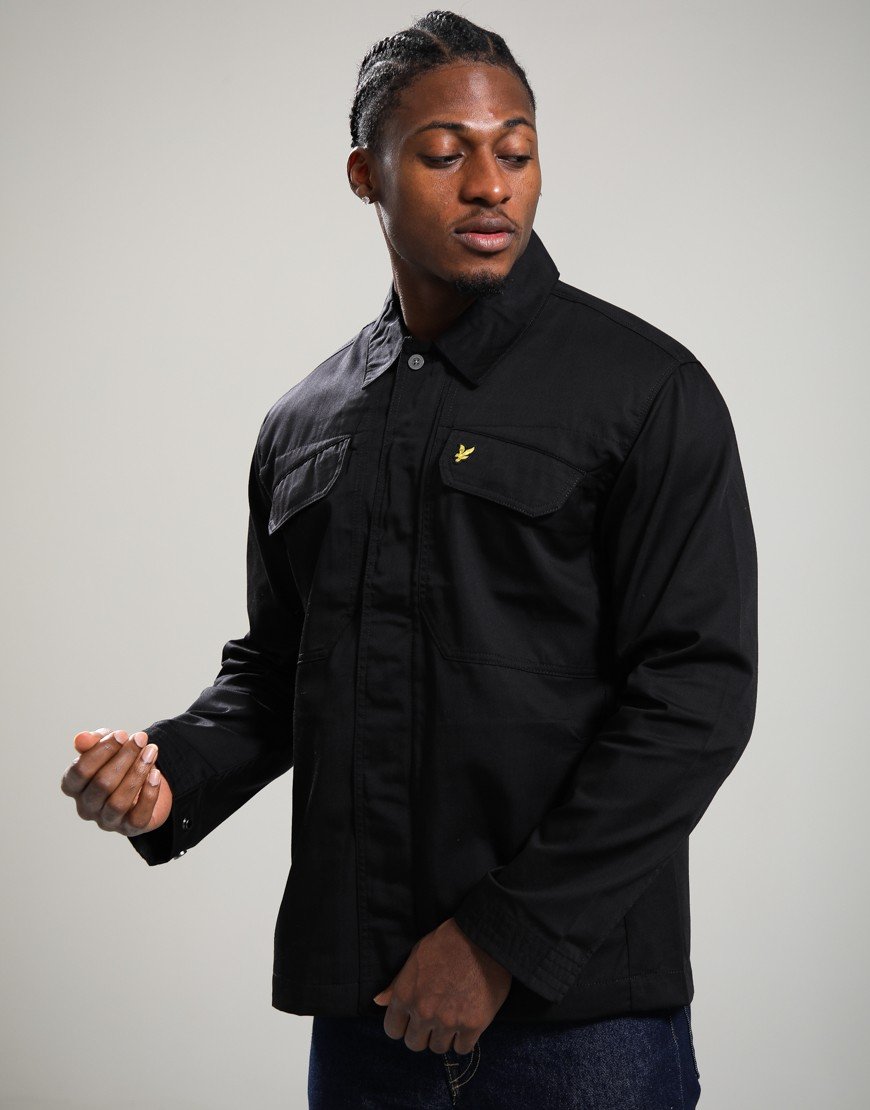 Lyle & Scott Multi Pocket Overshirt Jet Black Lyle & Scott Multi Pocket Overshirt Jet Black