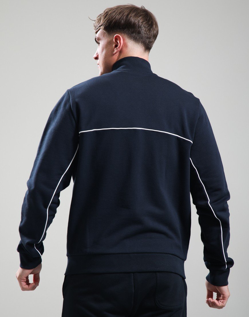 Lyle & Scott Piped Full Zip Through Track Top Dark Navy