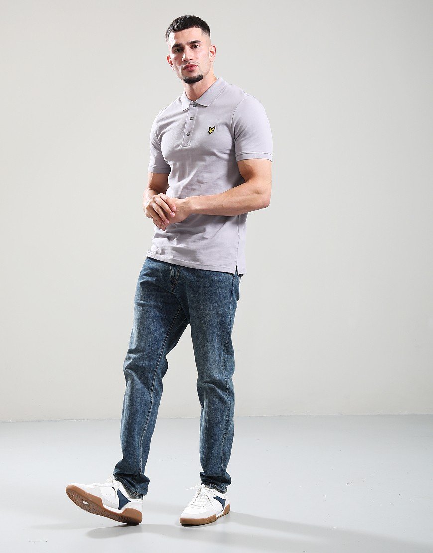 Lyle & Scott Plain Polo Shirt Ash Lilac
