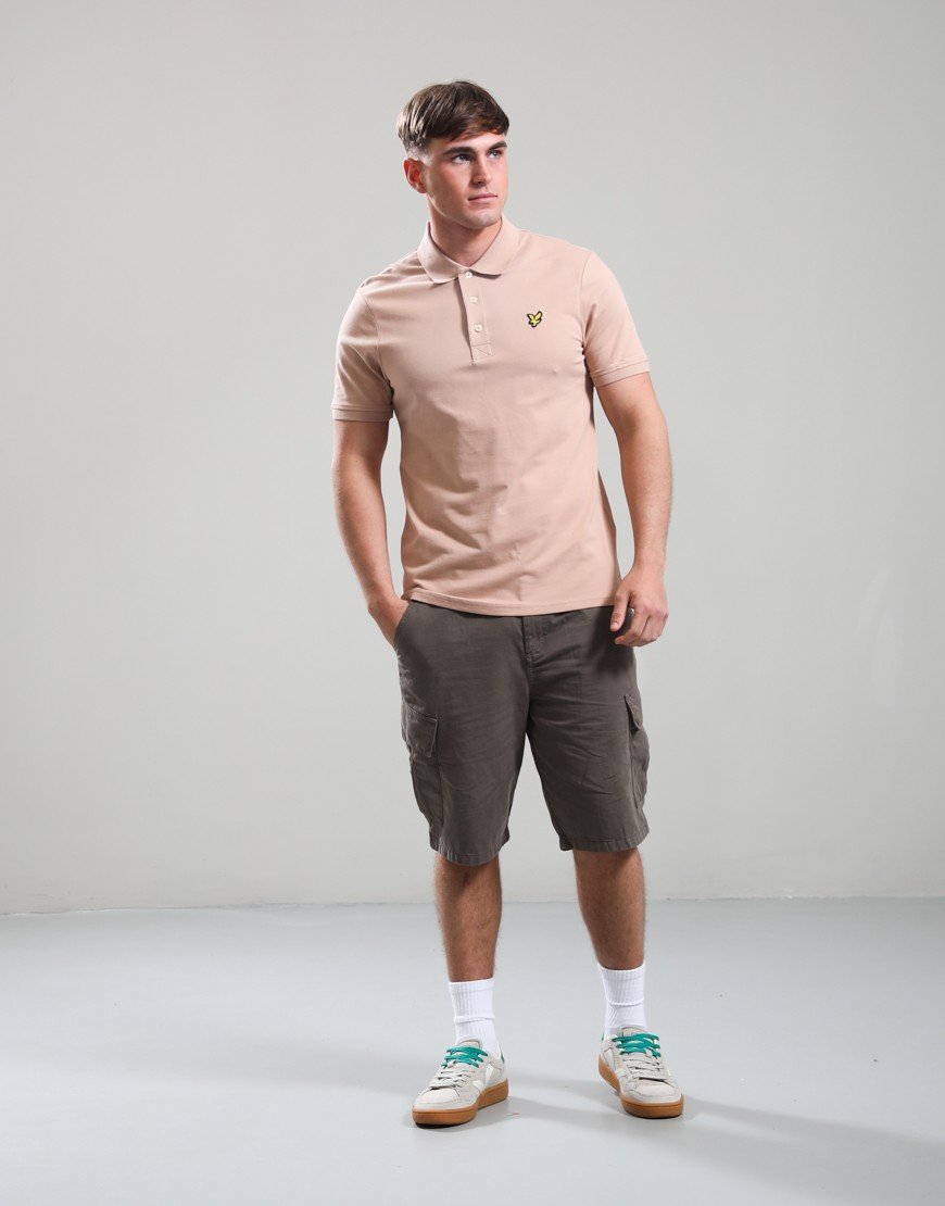 Lyle & Scott Plain Polo Shirt Barley