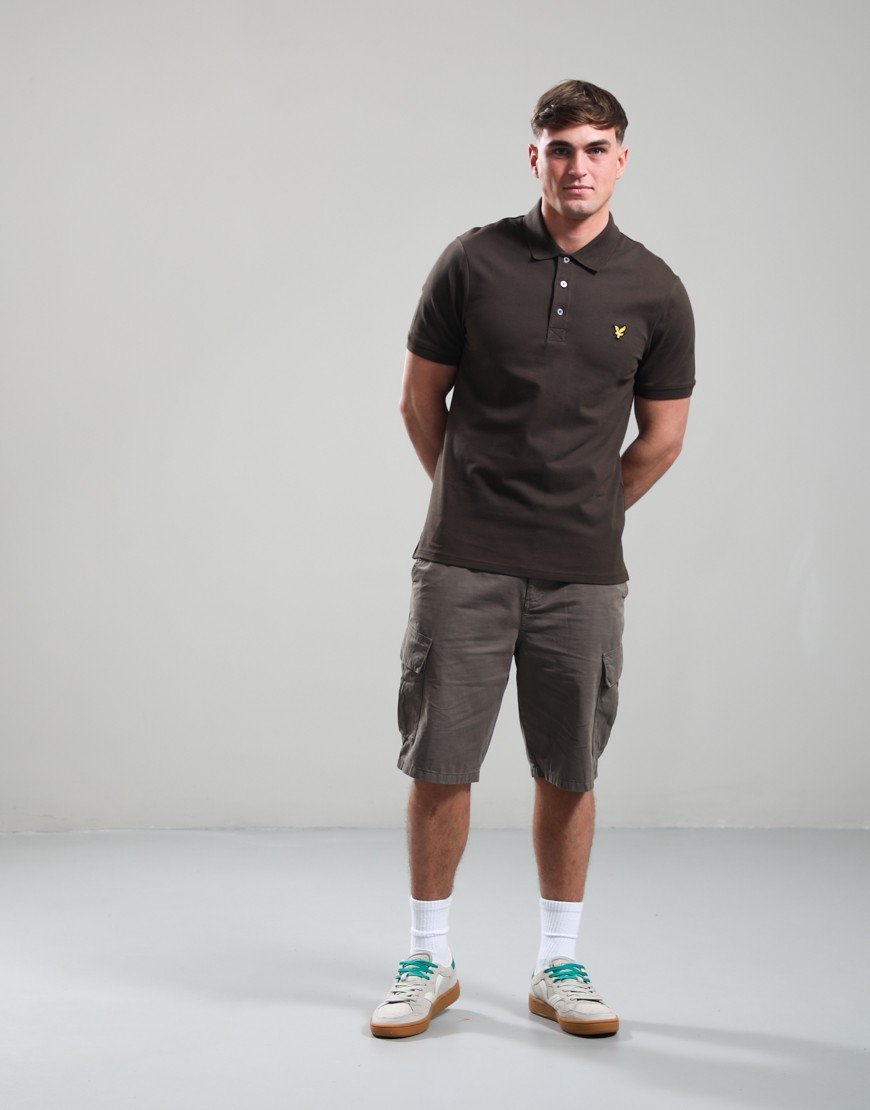 Lyle & Scott Plain Polo Shirt Ebony