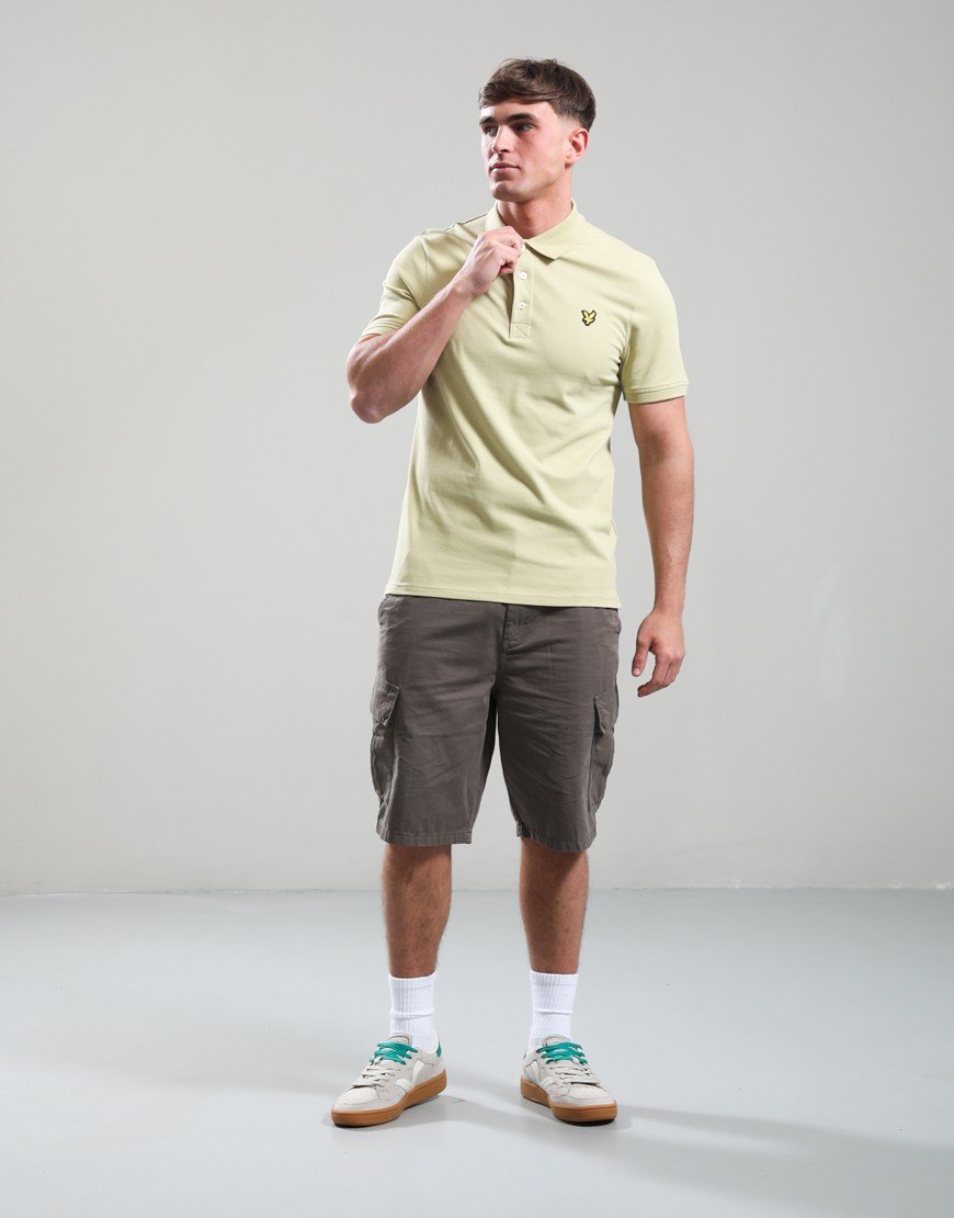 Lyle & Scott Plain Polo Shirt Herb Green