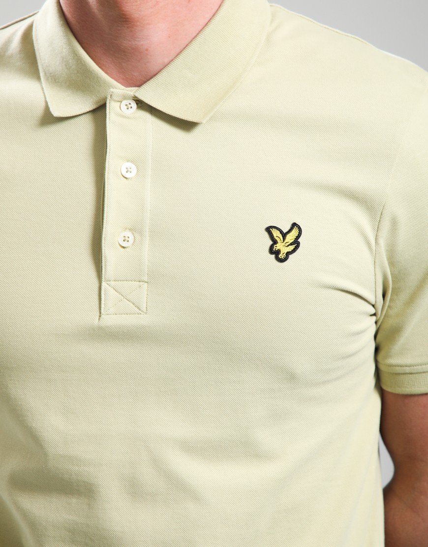 Lyle & Scott Plain Polo Shirt Herb Green