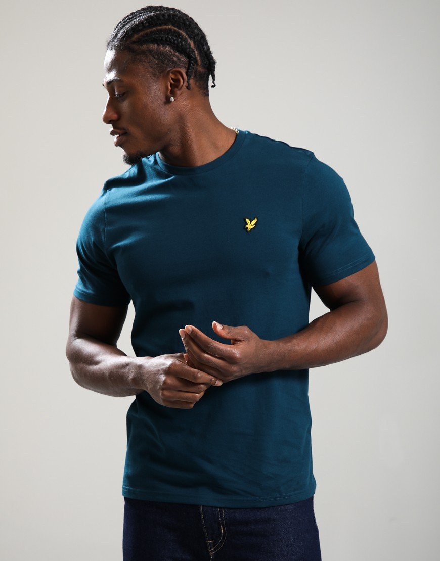 Lyle & Scott Plain T-Shirt Rich Teal Lyle & Scott Plain T-Shirt Rich Teal