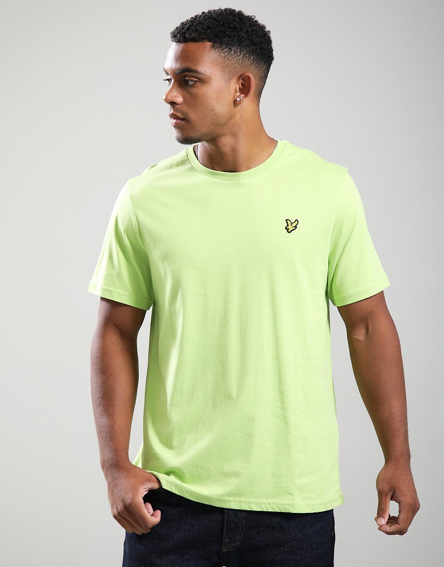 Lyle & Scott Plain T-Shirt Vibrant Kiwi