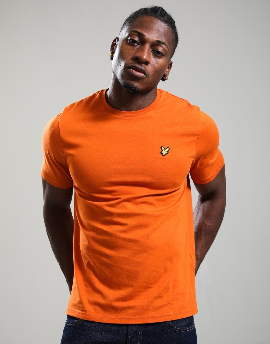 Lyle & Scott Plain T-Shirt Broad Orange