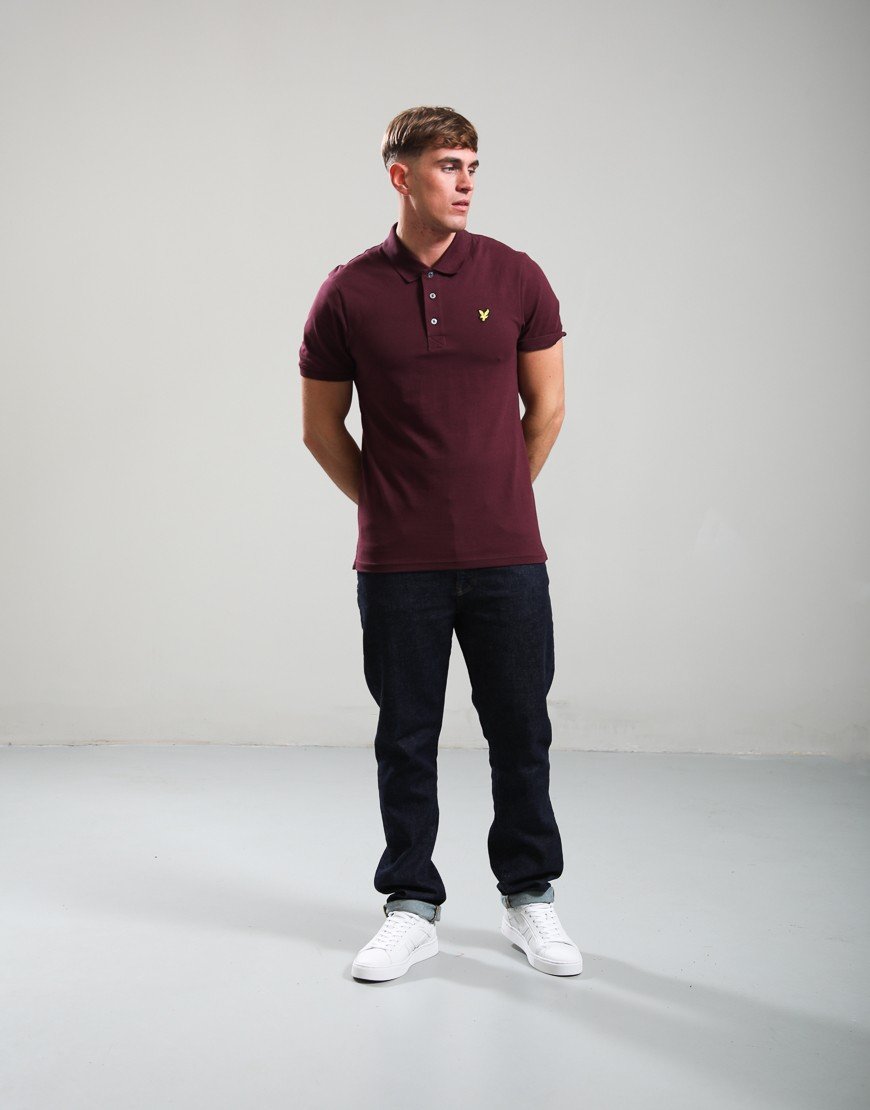 Lyle & Scott Polo Shirt Burgundy