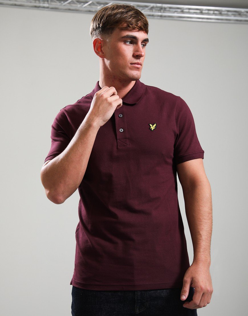 Lyle & Scott Polo Shirt Burgundy