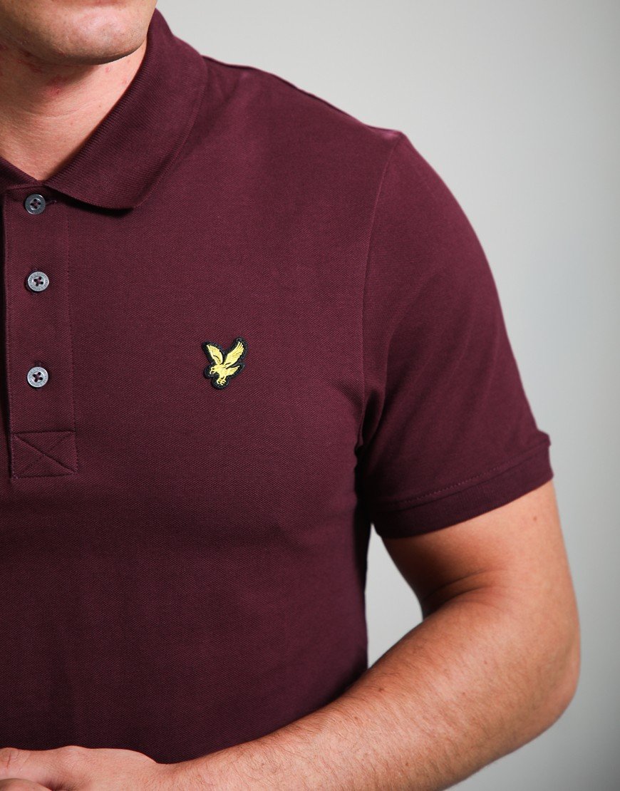 Lyle & Scott Polo Shirt Burgundy