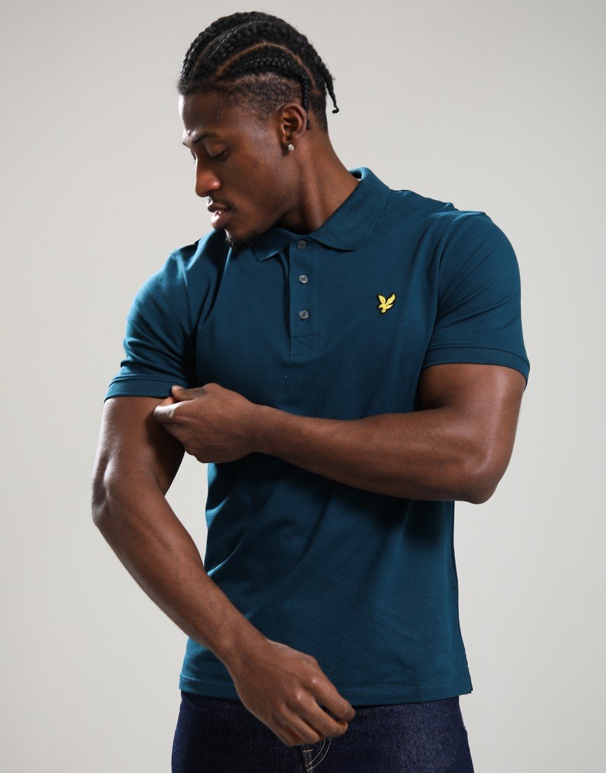 Lyle & Scott Polo Shirt Rich Teal Lyle & Scott Polo Shirt Rich Teal