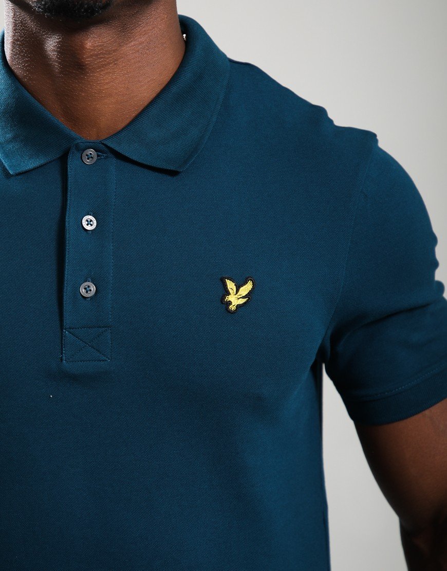 Lyle & Scott Polo Shirt Rich Teal Lyle & Scott Polo Shirt Rich Teal